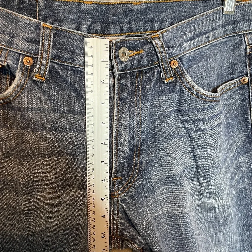 Lucky Brand Mens Relaxed Straight 32x30 Skater Y2K Casual Loose Mid Rise Denim